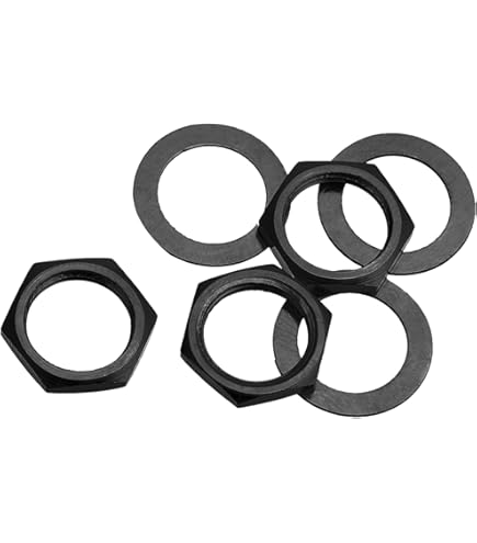 Dadi E Rondelle Per Jack Chitarra - Set Da 20 Pezzi In Nichel Per Chitarre Importate