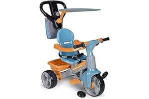 FEBER- Tryke Baby Plus Music, Tricycle avec siège réglable pour enfants de 1 à 4 ans (Famosa 800009614)