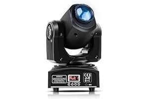 YESPICK 30W Cabeza Movil Iluminacion Escenario Haz Patrones dmx512 DJ Fiesta Luces 8 Patrones 8 Colores Control de Sonido Para Disco KTV Fiesta Festival