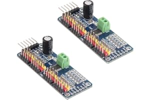 HiLetgo 2pcs PCA9685 16 Channel 12-Bit PWM Servo Motor Driver IIC Module for Arduino Robot