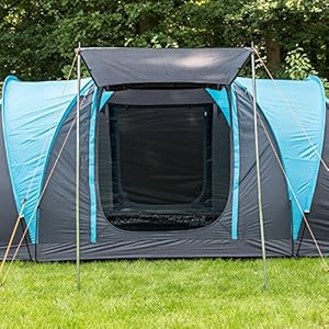 Skandika, Hammerfest, Tenda per Famiglie, 4 Persone, Tenda a Cupola, con 2 cabine di Riposo, Altezza in Piedi 200 cm - immagine 8