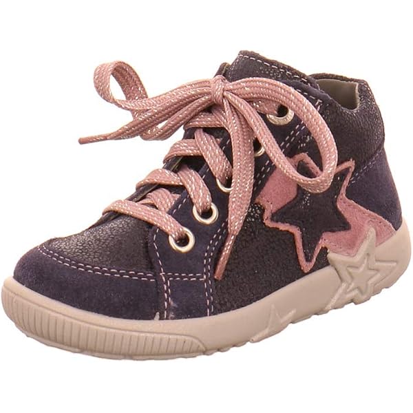 Superfit Baby-Mädchen Starlight Lauflernschuhe – Mit Klettverschluss, Rutschhemmender Sohle & Sternendesign