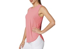 Comilaka Donna Canotta Sportiva da Donna Senza Maniche Top per Yoga Running Fitness