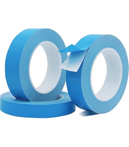 Thermisch plakband, geleidende tape, zelfklevend, warmtegeleidende kleefpads, dubbelzijdig, geleidend, voor geïntegreerde circuits, koellichaam, led- chipset, 25 m x 20 mm