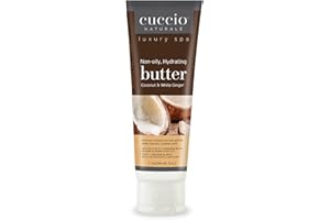 Cuccio Beurre Hydratant Noix de Coco/Gingembre Blanc pour Unisexe Corporel 4 oz
