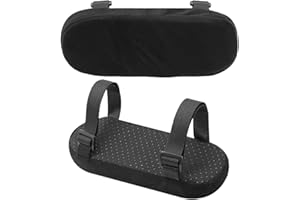 HDGSAFD 2 poduszki na podłokietniki, miękkie poduszki na podłokietniki, antypoślizgowe podłokietniki, wygodna poduszka podpierająca łokcie, nadaje się do krzeseł biurowych i krzeseł gamingowych