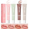 Baorder 4 Colors Moisturizing Lip Butter Balm - Summer Conditioning Mask, Ultra-Hydrating Nourishing Care With Natural Ingredients, Shea & Olive Butter - Soothes & Softens Dry Lips