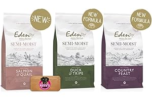 GENERIC Eden Semi Moist 2kg Dog Food Bundle With Kimi's Treat Bag