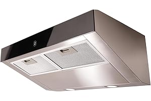 Respekta Dunstabzugshaube unterbau Sanja/Unterbau-Dunstabzugshaube 60 cm/Metallgehäuse in Edelstahl/Umluftbetrieb / CH12060 IX-21 / A+ / 55–64 dB