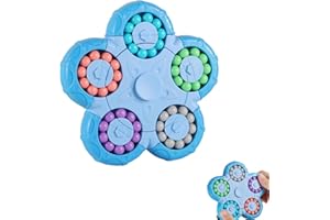 SUOXU Magic Bean rotierender Würfel, Handspinner Puzzle Spielzeug, Erleichterung Sensorisches Gehirn -Training IQ Games Cube Finger Spielzeug,knobelspiele für Kinder ab 3 Jahren Zu Weihnachten
