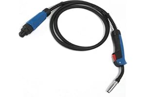 SUSEMSE MIG Welding Torch Gun MB-15AK for MIG MAG Welder Binzel Type Flexible Head 10ft 3m