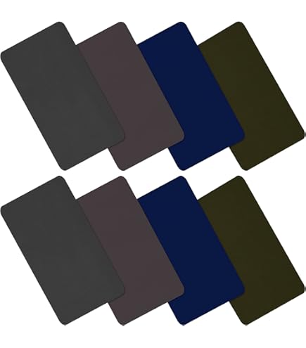 8 Patch Riparazione Autoadesive In Nylon - Impermeabili, Per Abbigliamento E Tend