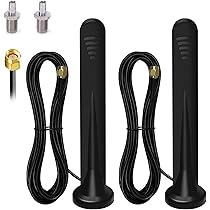 2 Antenne Paddle 4G/5G Omni-direzionali SMA Maschio 5dBi Per Router Mobile EE Vodafone - 2