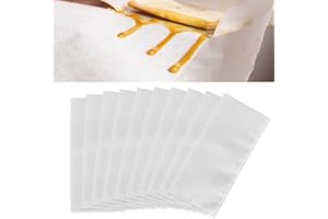 CARGEN 10 Pack 2x4.5 Rosin Bags Filter Bags - 37 Micron Rosin Press Bags Hash Screen bag Sturdy Stitches Not Easy to Blowout