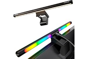 Quntis Monitorljus & 24 RGB Bakgrundsbelysning, 40cm Kameravänlig