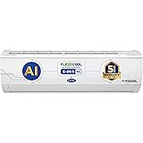 Carrier 1.5 Ton 5 Star AI Flexicool Inverter Split AC (Copper, Convertible 6-in-1 Cooling,Dual Filtration with HD & PM 2.5 Fi