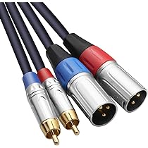 Cavo RCA A Jack 6,3mm - 3m Per Audio Stereo, Collegamento Amplificatori, Hi-fi E Sistemi Professionali - Foto 2