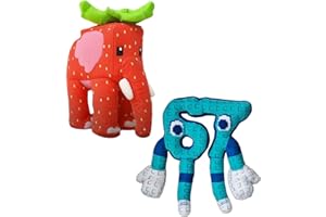 XYYYHTL Steal a Brainrot Strawberry Elephant Plush+6 7 67 Plush for Kids & Adults,Stuffed Animals Pillow Doll Gifts for Fans Home Decor
