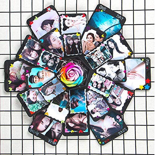 Soddyenergy Boîte à Explosion hexagonale Multicouche pour Surprises DIY Album Scrapbooking, Finished