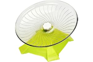 Hamster Running Wheel - 9.45 Inches Quiet Exercise | Lightweight PP Roller - Silent Rotating Toy For Cages Design Promotes Ac