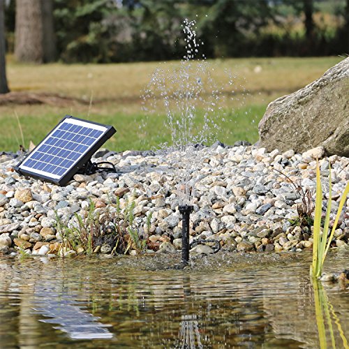 CLGarden Solar Springbrunnen Pumpe SP-S2 Solarpumpe 5W 5 Watt Teich Teichpumpe - 2