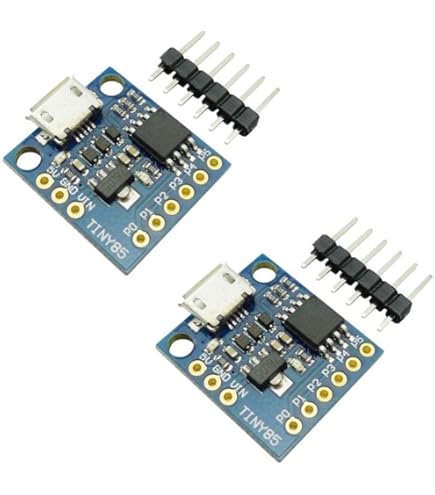 POPESQ® 5x ATTINY85-20PU Mikrocontroller Mit Sockel - DIP8 1.8-5.5V