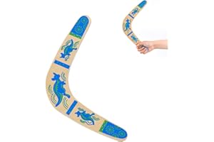 JOYOLA Boomerang di Legno di Ritorno Boomerang Volante in Legno a Forma di V Boomerang per Bambini Boomerang di Ritorno per Bambini All'aperto Boomerang Legno per Bambini, Adulti, all'Aria Aperta