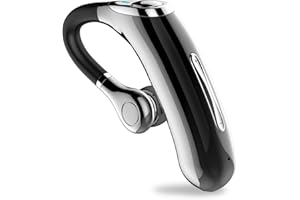 Micool Bluetooth Earpiece, Wireless Bluetooth Headset, Hands Free Bluetooth Earpiece for Mobile Phone, Single Ear Earpiece with HD Voice/Long Battery Life