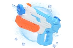 Boloshine Pistola ad Acqua per Bambini Adulti, 6-10m Lungo Raggio Potenti Pistole ad Acqua, 600 ml Capacità, Sport Acquatici Estivi Garden Spiaggia Giochi Giocattoli Regali per Ragazzi Ragazze (Blu)