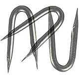 500 Stck Krampen 2,0 x 20 verzinkt, Schlaufen, Drahtschlaufen