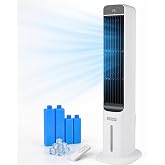 Econat EC5 5L Sulu Soğutucu, Kumandalı, 80W, 3 Hız Kademeli Hava Soğutucu | 12 Saat Zamanlayıcı, 3 Mod ve 60 Salınım