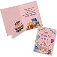 Festiko® 1 Pc Happy Birthday Greeting Card, Birthday Cards, Happy Birthday Card for Girls/Best Friend/Daughter/Boyfriend/Husband/Wife/Boys