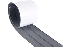 MIJOBS Cubierta de Teca de Espuma EVA para Barcos, Flexible de Bricolaje Alfombra Autoadhesiva Antideslizante para Yates Decoración de Suelos de Teca para Barcos,Marina,Yates (Gris)
