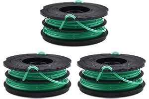 YUETTYY 1/3/5-pack ersättning grästrimmer tråd spole lina för Black & Decker GL701 GL710 GL716 GL720 GL741 grästrimmer spole