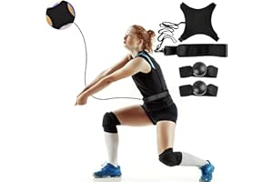 Nizirioo Pallavolo Spike Trainer, Attrezzatura da Allenamento Aid per Pallavolo, Sistema di Esercizi (Nero)