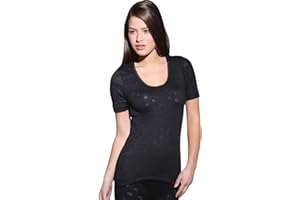 NMB FASHIN FASHION AS UNIQUE AS YOU ARE NMB Fashion Women's Snowdrop Thermal Short Sleeve Vest Tops - Ladies Short Sleeve Thermal Vest Top - Made in UK