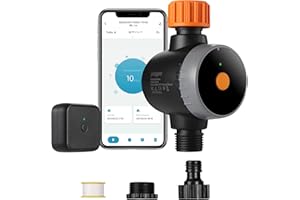 Johgee Programmateur d'Arrosage WiFi, Arrosage Automatique, Contrôleur d'Irrigation pour Jardin, Retard de Pluie, Installation Facile, Français Notice