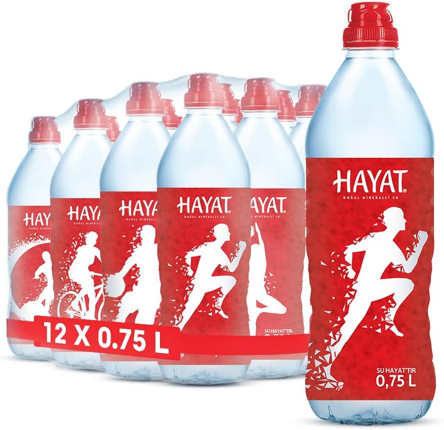 Hayat Sporcu Kapak Su 12x750 ml