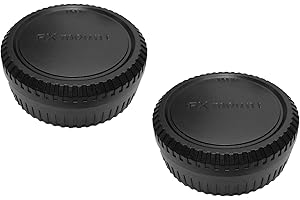 Rear Lens Cap + Fuji X Body Cap Cover for Fujifilm X-T5 X-T4 X-T3 X-E4 X-T2 X-T1 X-S10 X-T30 II X-T20 X-T10 X-T200 X-T100 X-PRO3 X-PRO2 ..X Mount Camera Lens,HUIPUXIANG [2 Sets]