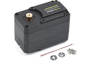 WAVESHARE 30KG Servo Bus Seriale Coppia Elevata ST3215 Servomotore Motoriduttore in Metallo con 360° Encoder Magnetico Programmabile ad alta Precisione, Feedback Bidirezionale, Servo/Motore Doppia Modalità