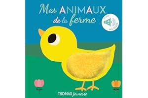 Mes animaux sonore de la ferme: Livre sonore bébé à toucher dès 6 mois avec grandes piles AAA alcalines incluses