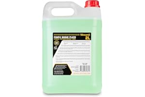 beamz FSMF2 Green Smoke Fluid, Naturally Dissolving, Non-Staining, Non-Toxic, Odourless, Sustainable Fog Juice, Long Lasting Mist Haze Liquid for Smoke Machines, DJ Events & Parties, 2L