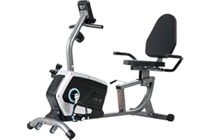 ISE Cyclette Multifunzione per Casa - Bici Fitness con Resistenza Magnetica 8 Livelli, Display LCD, Peso Max 160kg, Pedali Antiscivolo, Ideale per Cardio e Dimagrimento