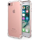 Ehr. iPhone 7/8/SE 2020/SE 2022 Compatible Anti-Shock Yellowing Airbag Protected Ultra Slim TPU Transparent Silicone Case