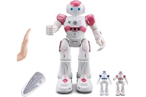 Pup Go Smart AI robot giocattoli per bambini 6+, cantando e ballando, interattivo parlando, telecomando e controllo dei gesti, regali di compleanno per ragazzi e ragazze (Rosa)