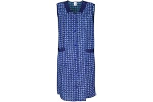 Kittel Schürze Dederon Nylon Kittelschürze versch. Farben