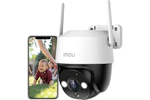Imou 2K Cámara Vigilancia WiFi Exterior 360°, PTZ Cámara IP Vigilancia de Seguridad, AI Detección de Humana, Seguimiento Auto