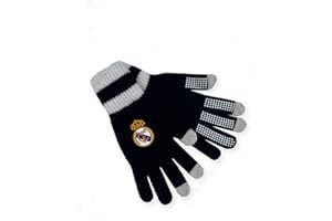 R ROGER'S Gants d'hiver tactiles Real Madrid (Adulte, Junior et Enfant)