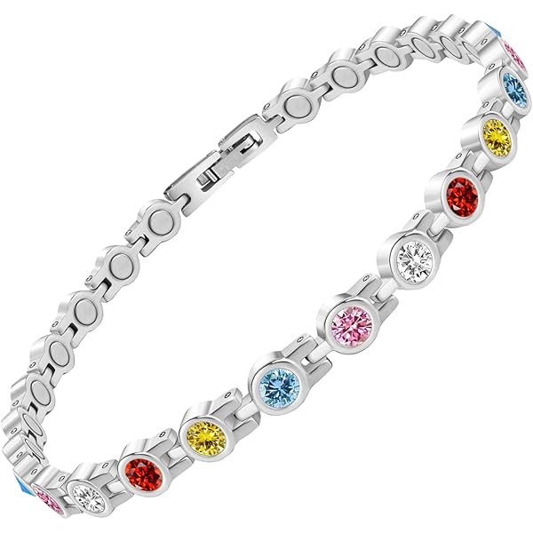 MagnetRX Women's Magnetic Ankle Bracelet, Ultra Strong