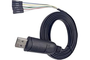 DSD TECH SH-U09G USB do TTL Kabel szeregowy FTDI FT232RL Wbudowany IC 1,8 M / 5,9FT